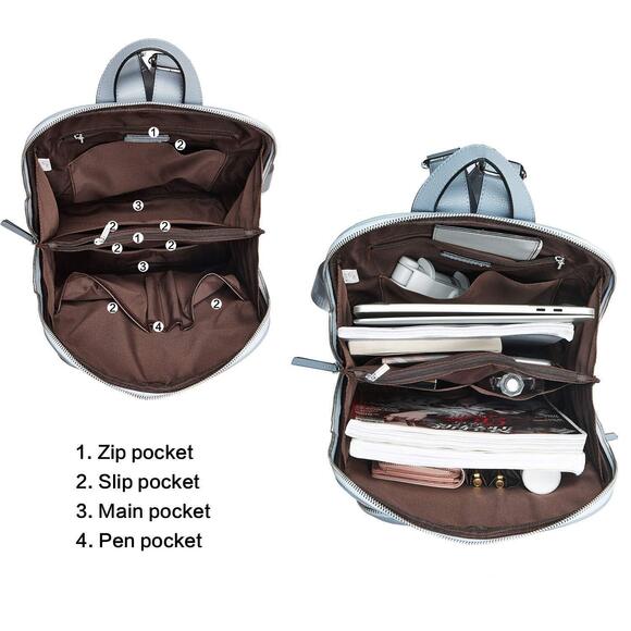 26 liter backpack travel Max EDC Print:61 sunflowers bottom grab handles Internal AAAA-C-007-20014 15 Best Leather Backpacks